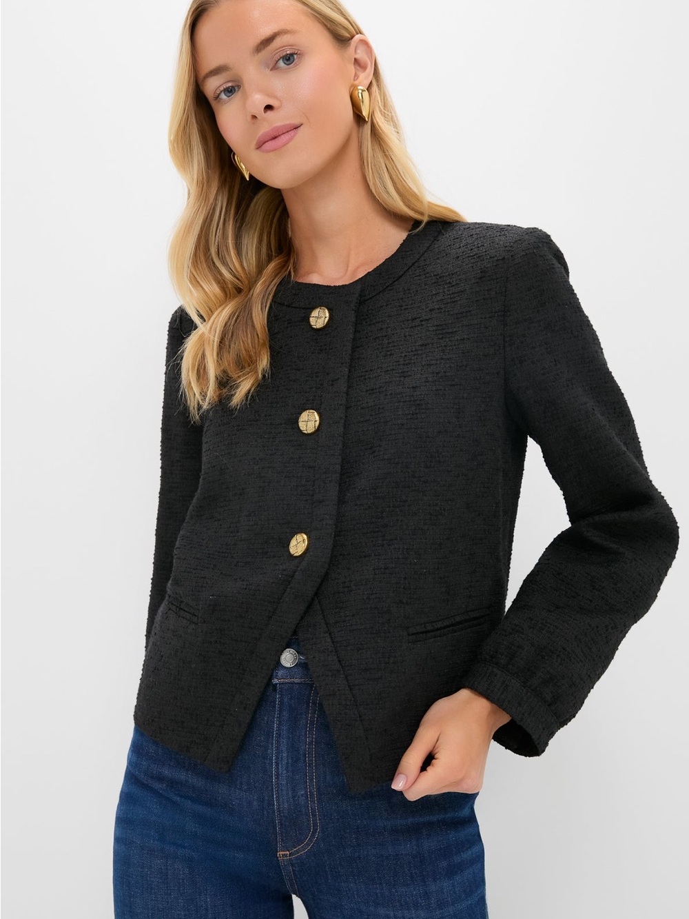 Tuckernuck Black Tweed Sommers Jacket NWOT